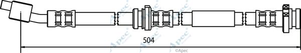 APEC BRAKING Тормозной шланг HOS3315